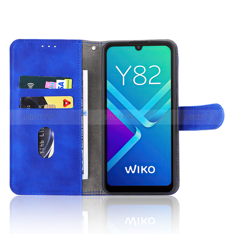 Funda de Cuero Cartera con Soporte Carcasa L01Z para Wiko Y82