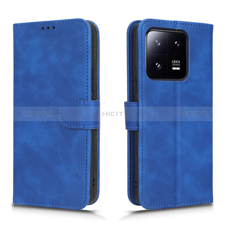 Funda de Cuero Cartera con Soporte Carcasa L01Z para Xiaomi Mi 13 Pro 5G Azul