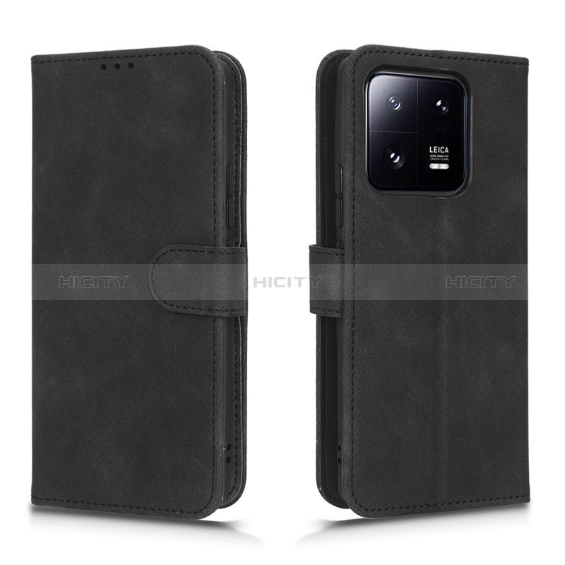 Funda de Cuero Cartera con Soporte Carcasa L01Z para Xiaomi Mi 13 Pro 5G Negro