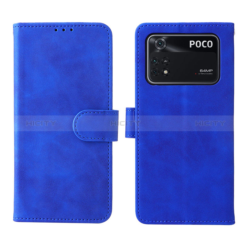 Funda de Cuero Cartera con Soporte Carcasa L01Z para Xiaomi Poco M4 Pro 4G