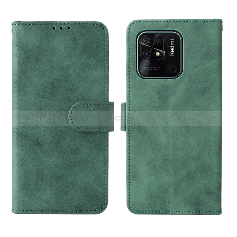 Funda de Cuero Cartera con Soporte Carcasa L01Z para Xiaomi Redmi 10 India