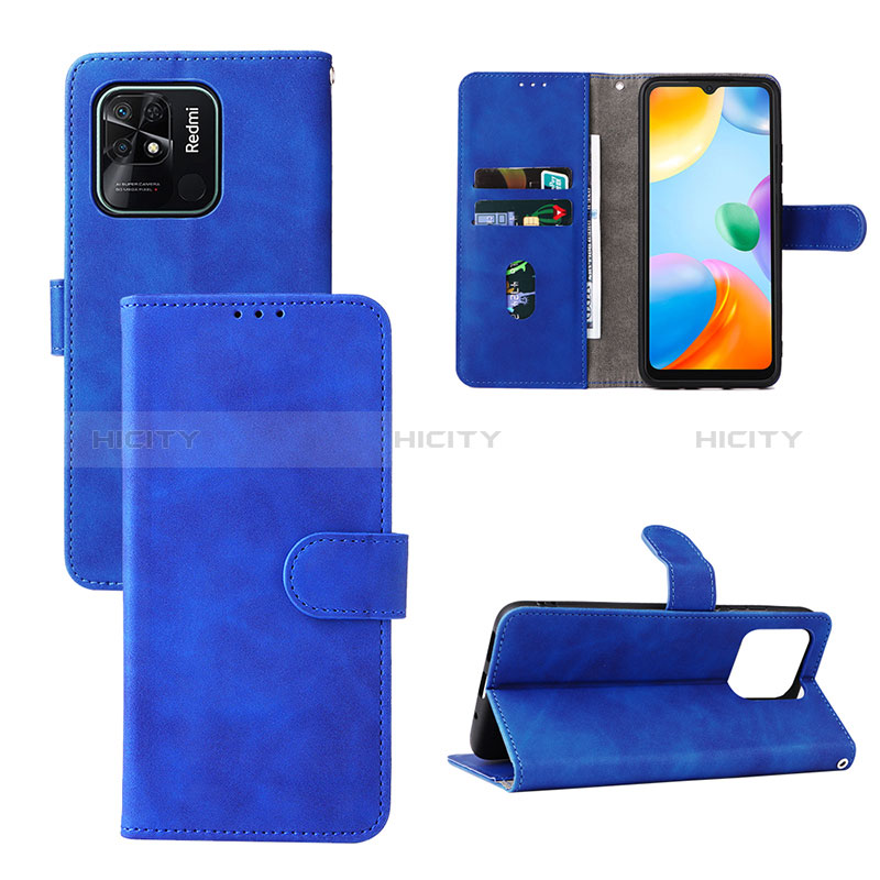 Funda de Cuero Cartera con Soporte Carcasa L01Z para Xiaomi Redmi 10 India