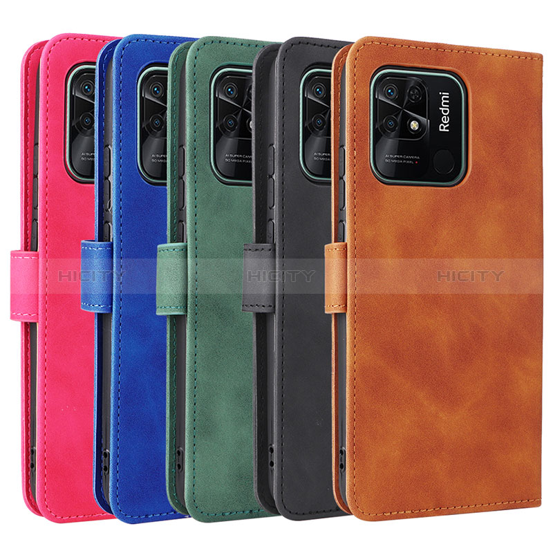 Funda de Cuero Cartera con Soporte Carcasa L01Z para Xiaomi Redmi 10 Power