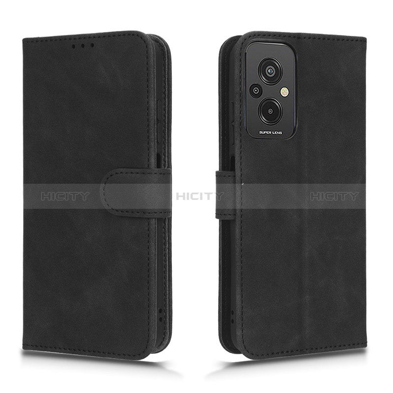 Funda de Cuero Cartera con Soporte Carcasa L01Z para Xiaomi Redmi 11 Prime 4G Negro