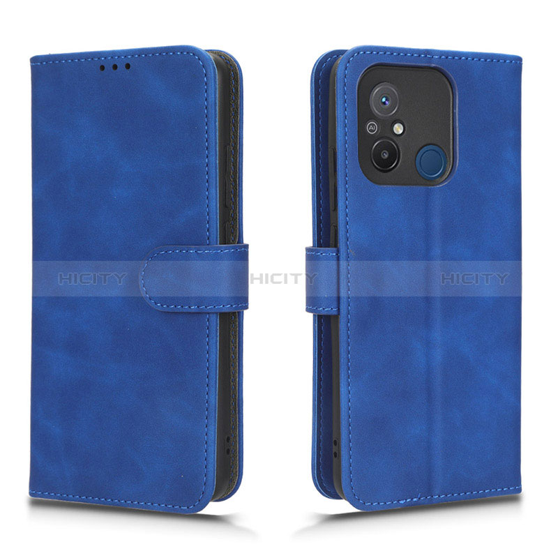 Funda de Cuero Cartera con Soporte Carcasa L01Z para Xiaomi Redmi 11A 4G Azul