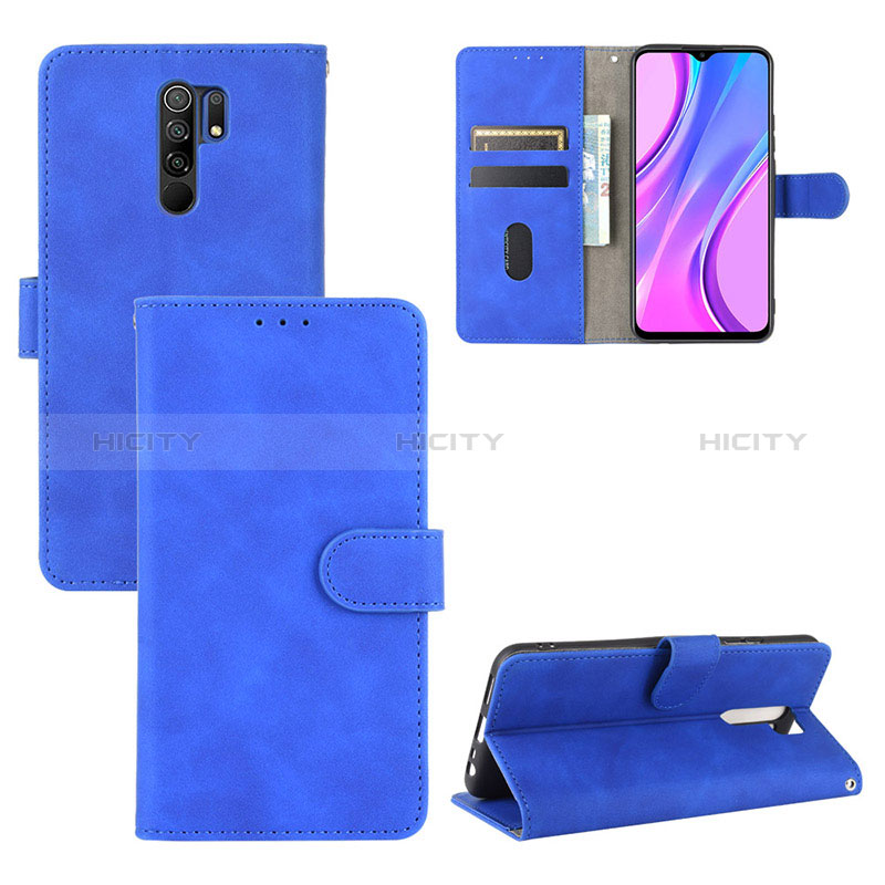 Funda de Cuero Cartera con Soporte Carcasa L01Z para Xiaomi Redmi 9