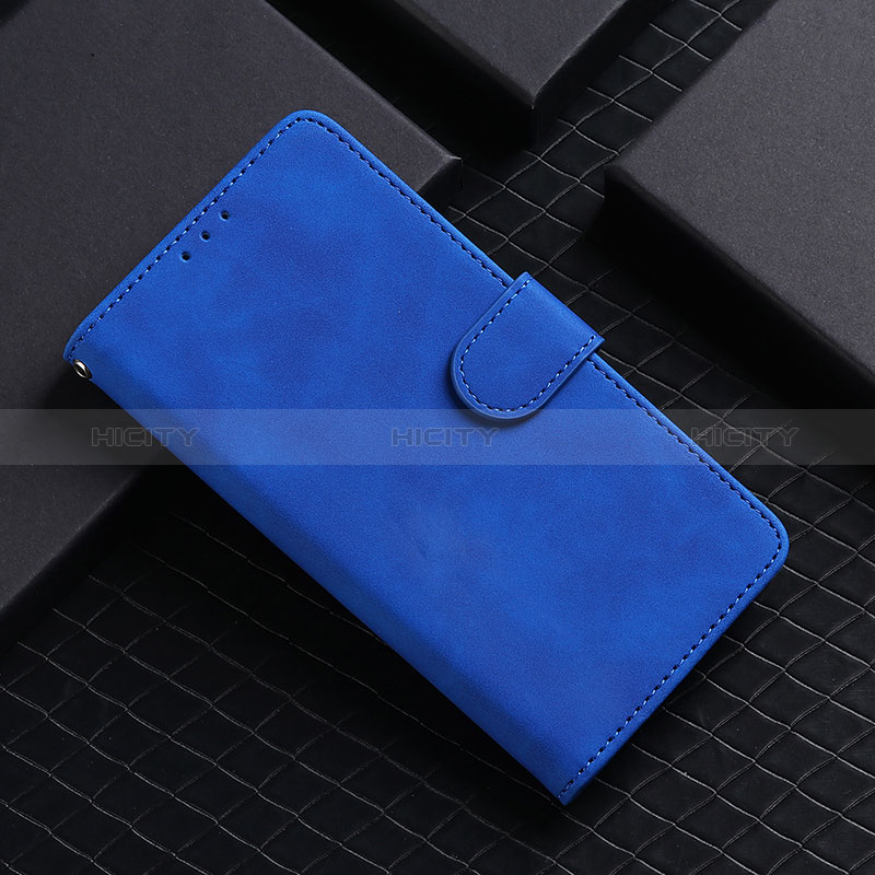 Funda de Cuero Cartera con Soporte Carcasa L01Z para Xiaomi Redmi 9 Prime India Azul