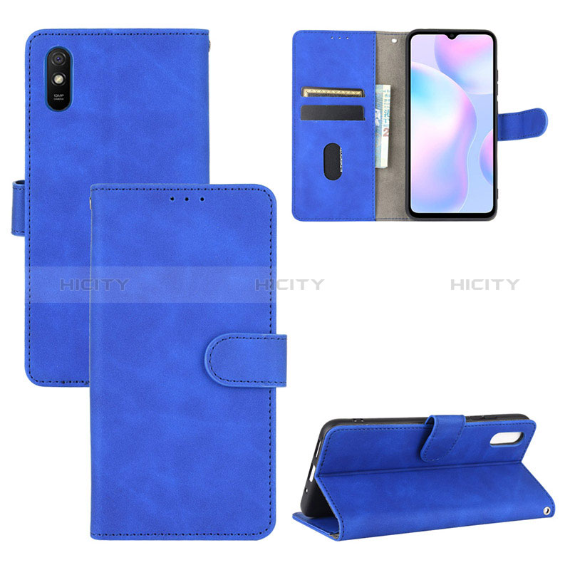 Funda de Cuero Cartera con Soporte Carcasa L01Z para Xiaomi Redmi 9i