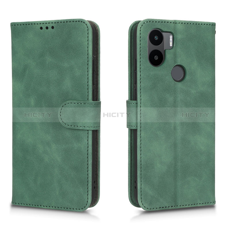 Funda de Cuero Cartera con Soporte Carcasa L01Z para Xiaomi Redmi A1 Plus Verde