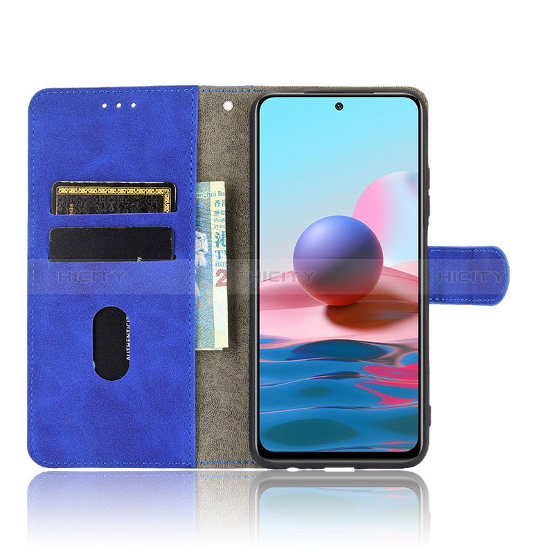 Funda de Cuero Cartera con Soporte Carcasa L01Z para Xiaomi Redmi Note 10 4G