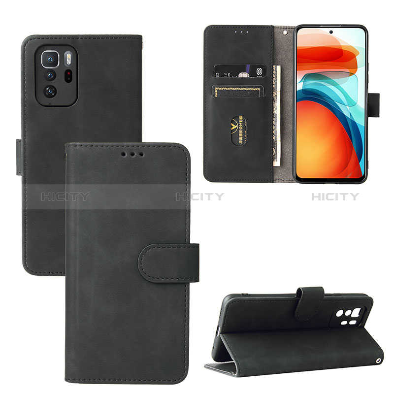 Funda de Cuero Cartera con Soporte Carcasa L01Z para Xiaomi Redmi Note 10 Pro 5G