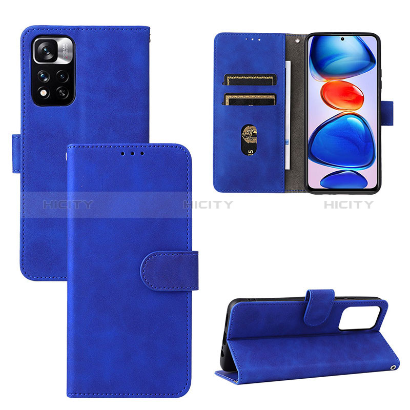 Funda de Cuero Cartera con Soporte Carcasa L01Z para Xiaomi Redmi Note 11 5G