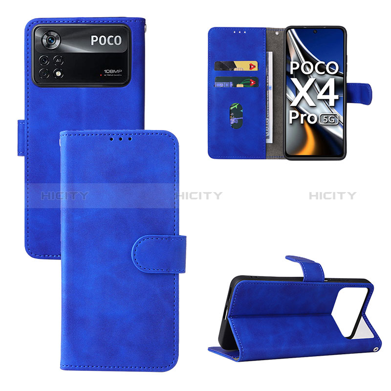 Funda de Cuero Cartera con Soporte Carcasa L01Z para Xiaomi Redmi Note 11E Pro 5G