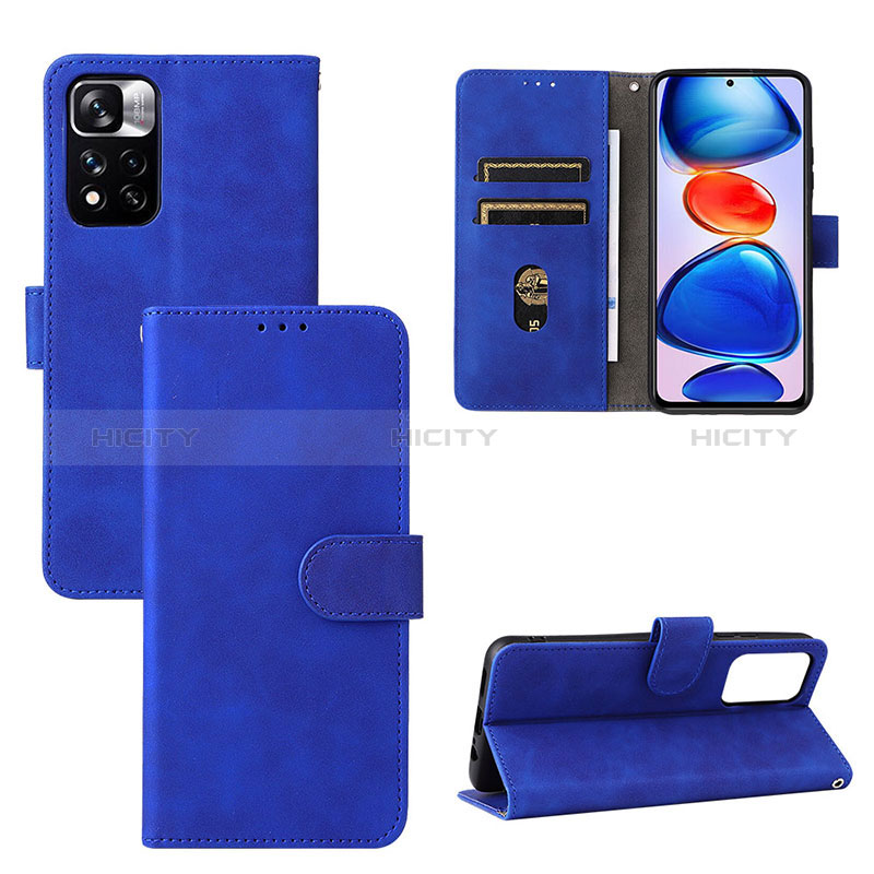 Funda de Cuero Cartera con Soporte Carcasa L01Z para Xiaomi Redmi Note 11S 5G