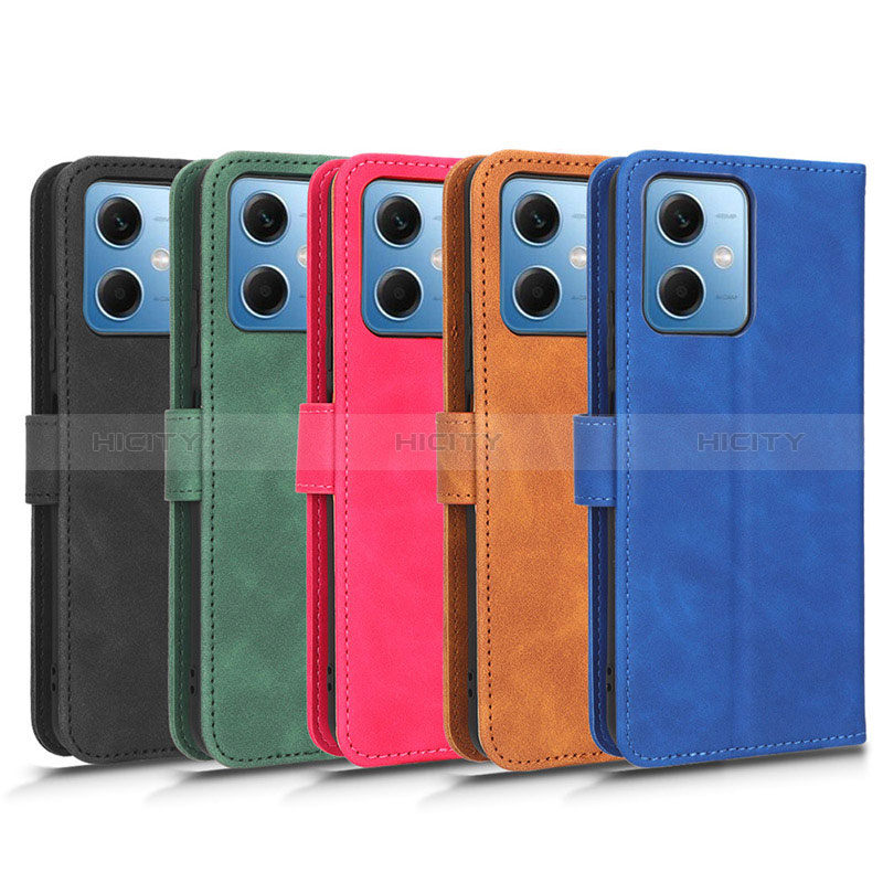 Funda de Cuero Cartera con Soporte Carcasa L01Z para Xiaomi Redmi Note 12 5G