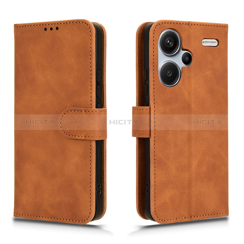 Funda de Cuero Cartera con Soporte Carcasa L01Z para Xiaomi Redmi Note 13 Pro+ Plus 5G