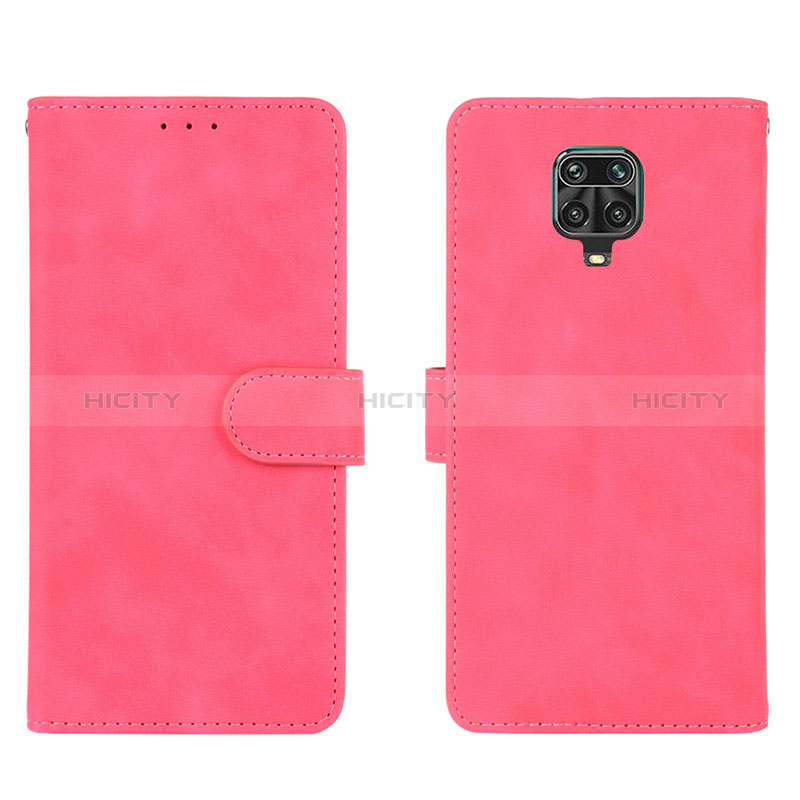 Funda de Cuero Cartera con Soporte Carcasa L01Z para Xiaomi Redmi Note 9 Pro