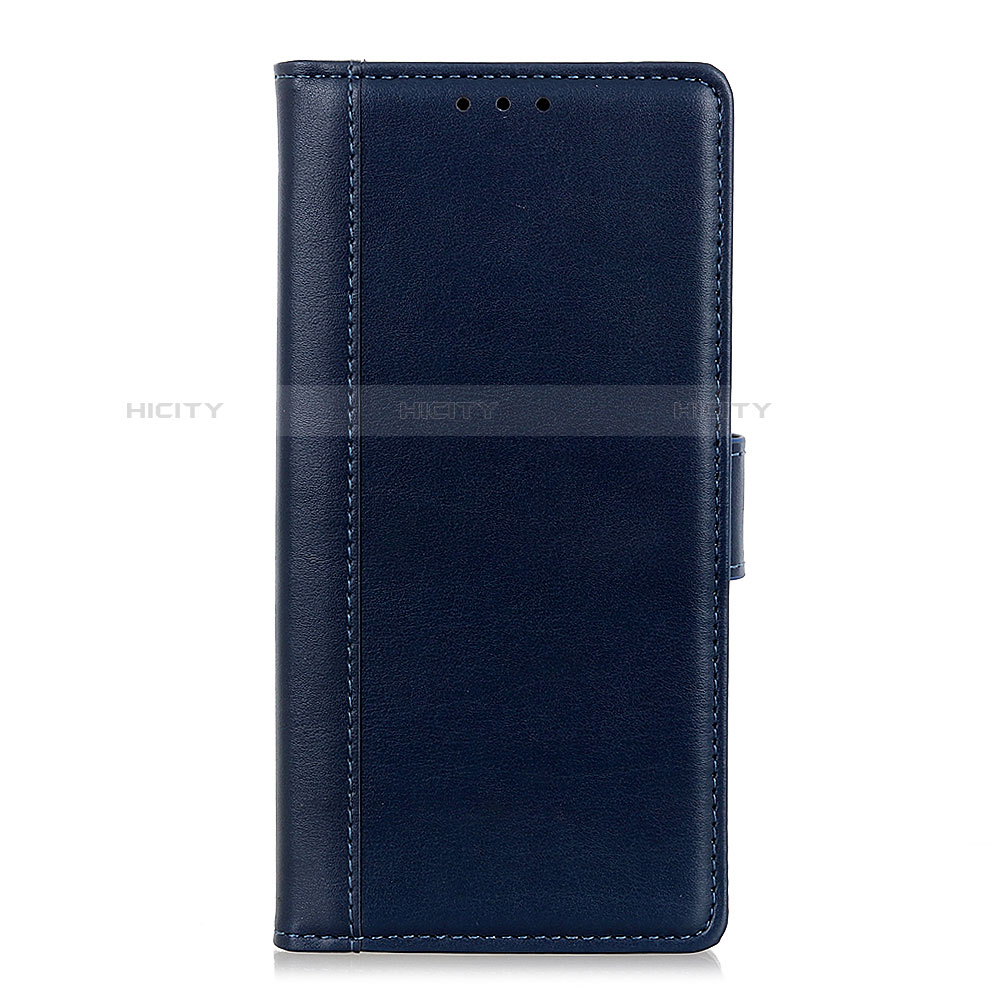 Funda de Cuero Cartera con Soporte Carcasa L02 para Alcatel 1C (2019) Azul