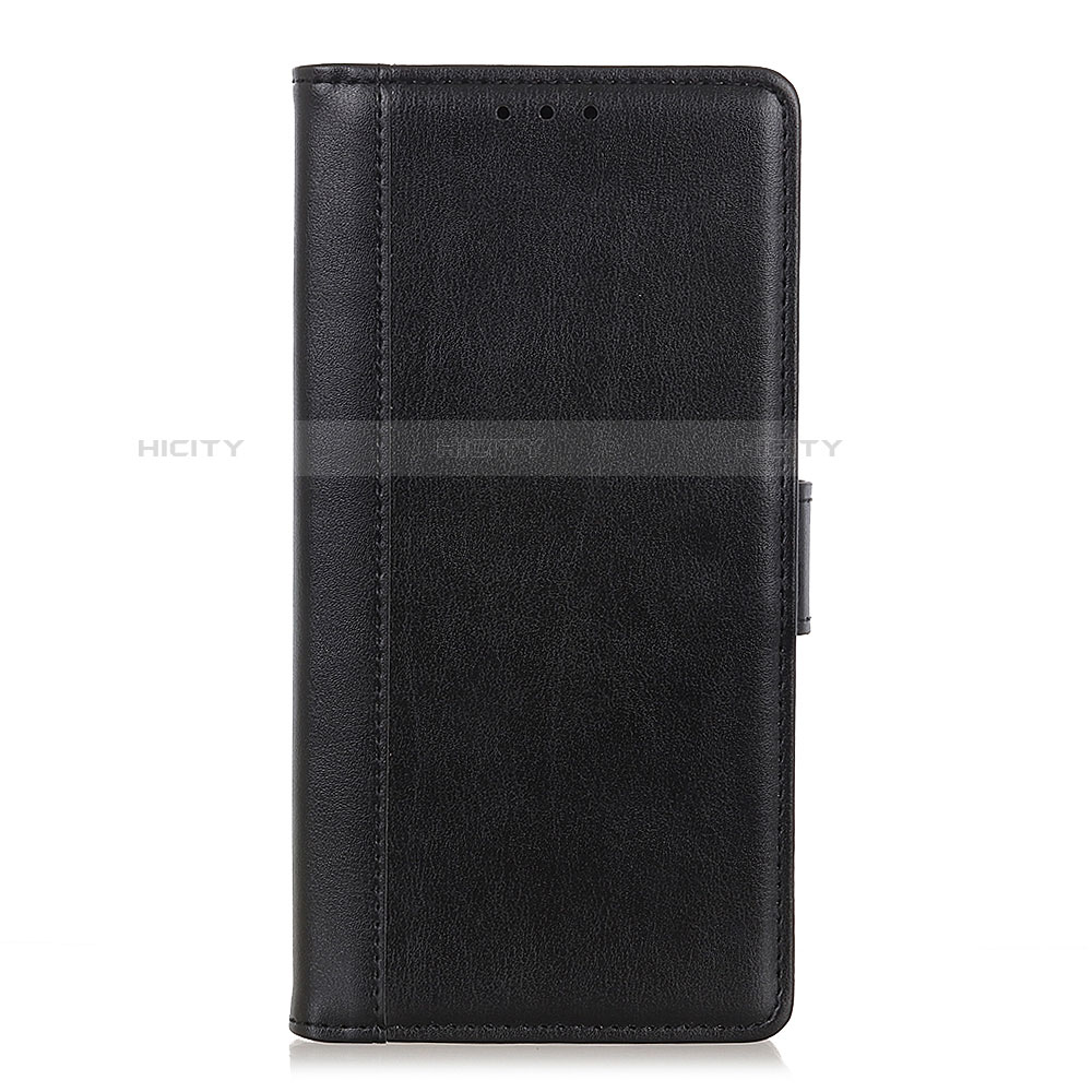 Funda de Cuero Cartera con Soporte Carcasa L02 para Alcatel 1C (2019) Negro