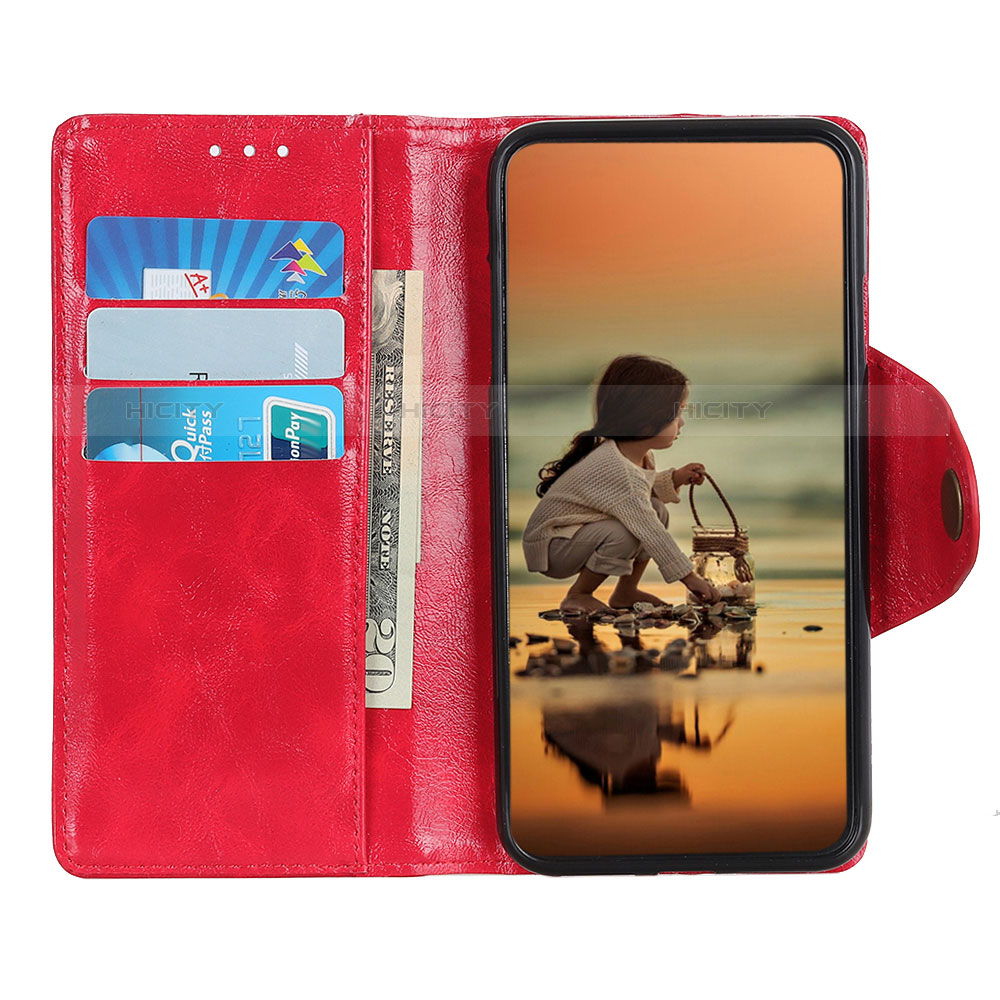 Funda de Cuero Cartera con Soporte Carcasa L02 para Alcatel 3 (2019)