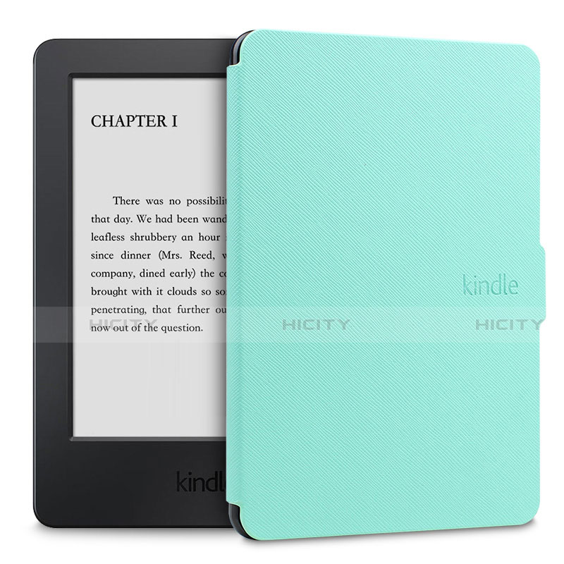 Funda de Cuero Cartera con Soporte Carcasa L02 para Amazon Kindle Paperwhite 6 inch Verde