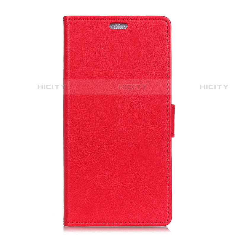 Funda de Cuero Cartera con Soporte Carcasa L02 para Asus ZenFone V Live Rojo