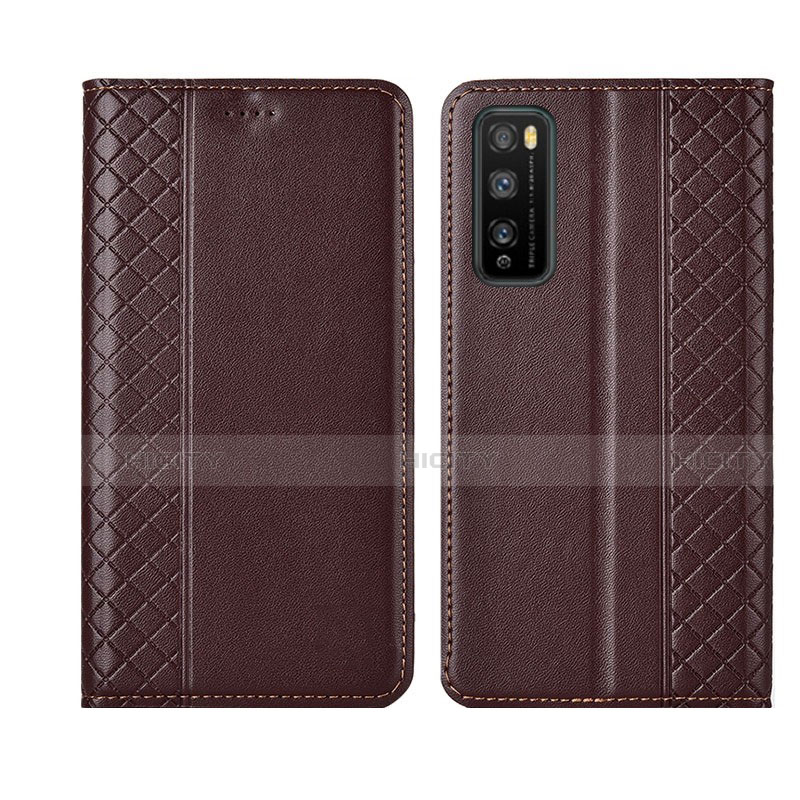 Funda de Cuero Cartera con Soporte Carcasa L02 para Huawei Enjoy 20 Pro 5G