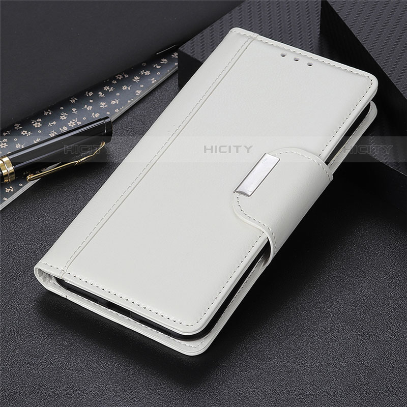 Funda de Cuero Cartera con Soporte Carcasa L02 para Huawei Mate 40 Lite 5G Blanco