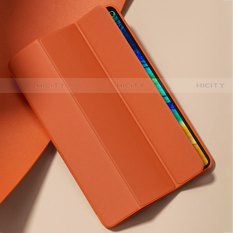 Funda de Cuero Cartera con Soporte Carcasa L02 para Huawei MatePad Pro 5G 10.8 Naranja