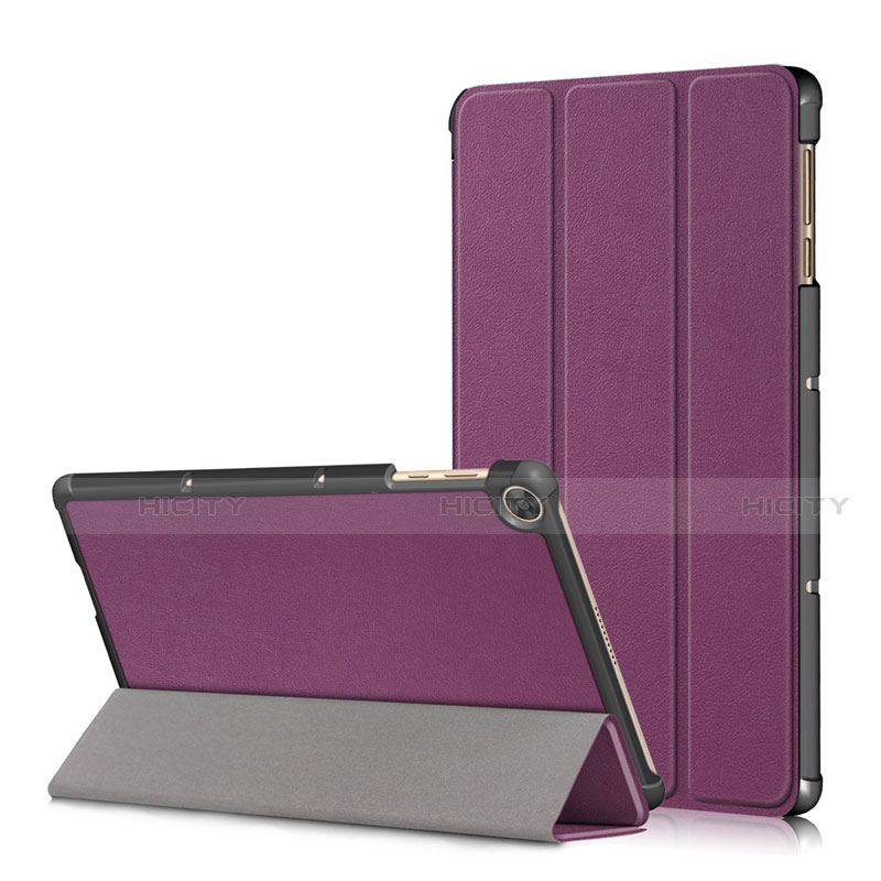 Funda de Cuero Cartera con Soporte Carcasa L02 para Huawei MatePad T 10s 10.1 Morado