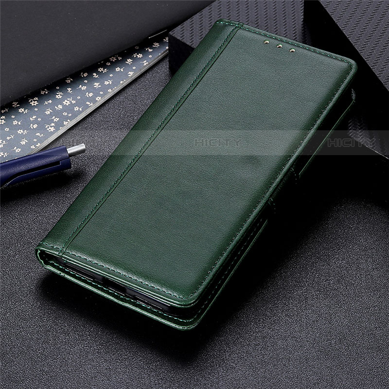 Funda de Cuero Cartera con Soporte Carcasa L02 para Huawei P smart S Verde