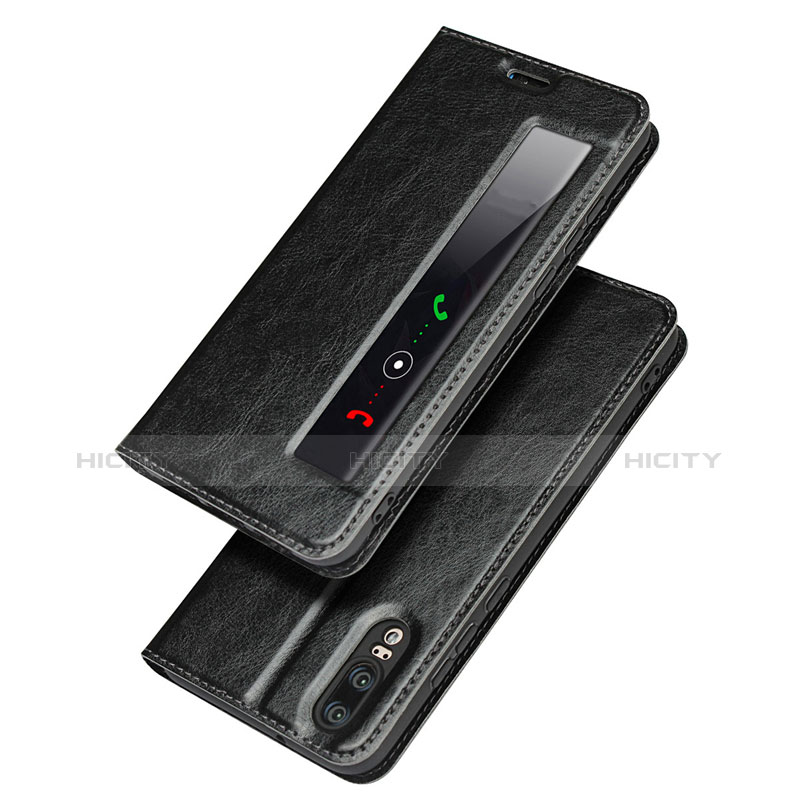 Funda de Cuero Cartera con Soporte Carcasa L02 para Huawei P20