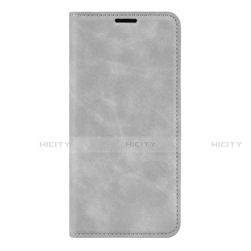 Funda de Cuero Cartera con Soporte Carcasa L02 para Huawei P40 Gris