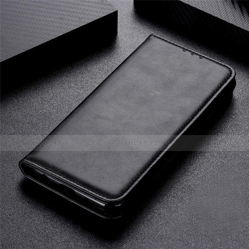 Funda de Cuero Cartera con Soporte Carcasa L02 para LG K51 Negro