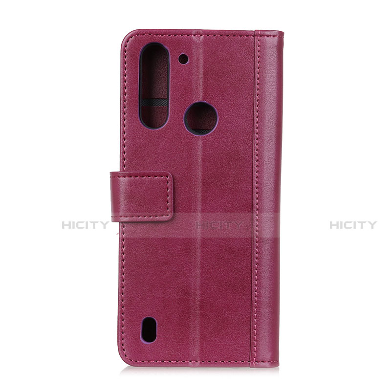 Funda de Cuero Cartera con Soporte Carcasa L02 para Motorola Moto G8 Power Lite