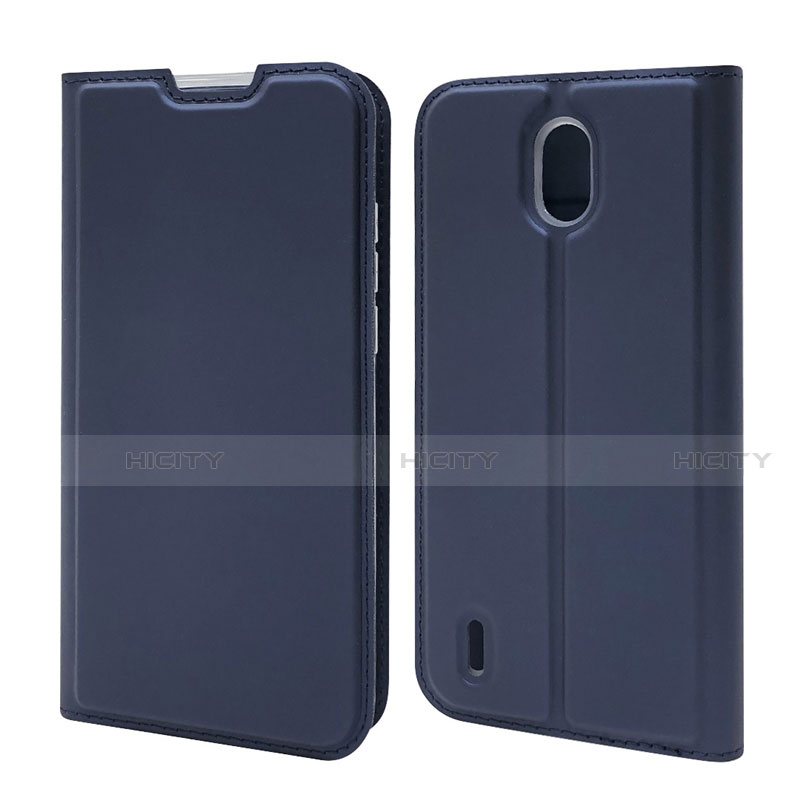 Funda de Cuero Cartera con Soporte Carcasa L02 para Nokia 1.3 Azul