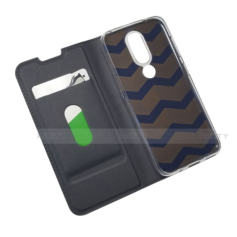 Funda de Cuero Cartera con Soporte Carcasa L02 para Nokia 4.2