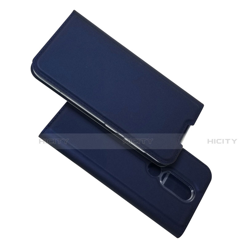 Funda de Cuero Cartera con Soporte Carcasa L02 para Nokia 4.2 Azul