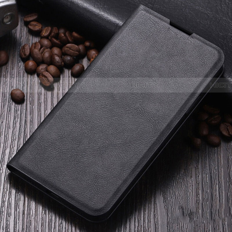 Funda de Cuero Cartera con Soporte Carcasa L02 para Oppo A11 Negro