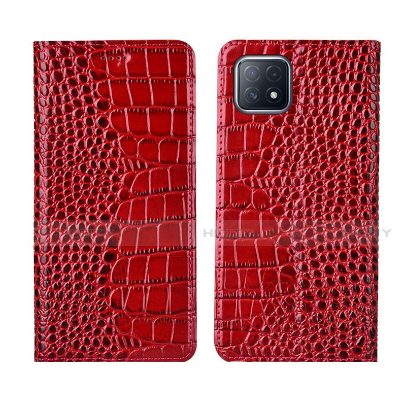 Funda de Cuero Cartera con Soporte Carcasa L02 para Oppo A73 5G