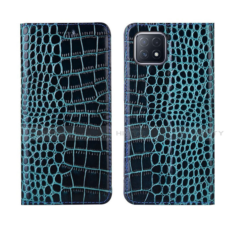 Funda de Cuero Cartera con Soporte Carcasa L02 para Oppo A73 5G