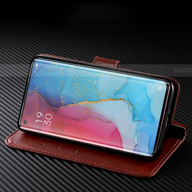 Funda de Cuero Cartera con Soporte Carcasa L02 para Oppo Find X2 Neo