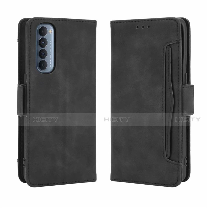 Funda de Cuero Cartera con Soporte Carcasa L02 para Oppo Reno4 Pro 4G