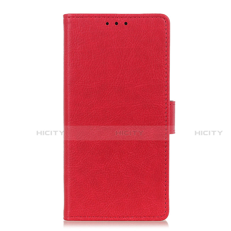 Funda de Cuero Cartera con Soporte Carcasa L02 para Realme 6 Rojo