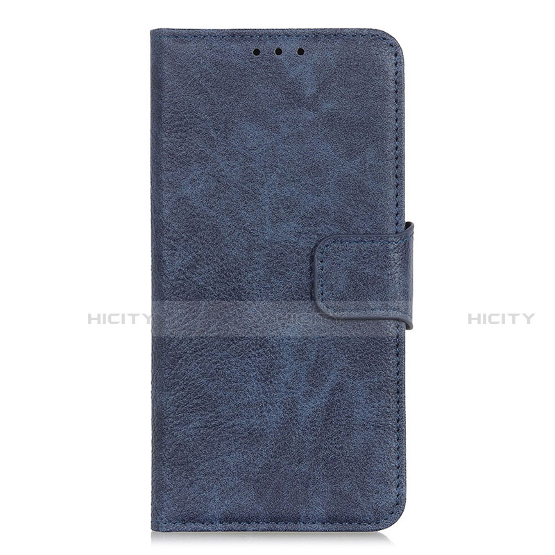 Funda de Cuero Cartera con Soporte Carcasa L02 para Realme C11 Azul