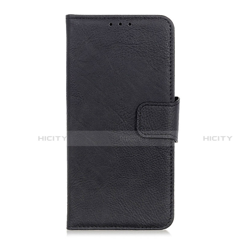 Funda de Cuero Cartera con Soporte Carcasa L02 para Realme C11 Negro