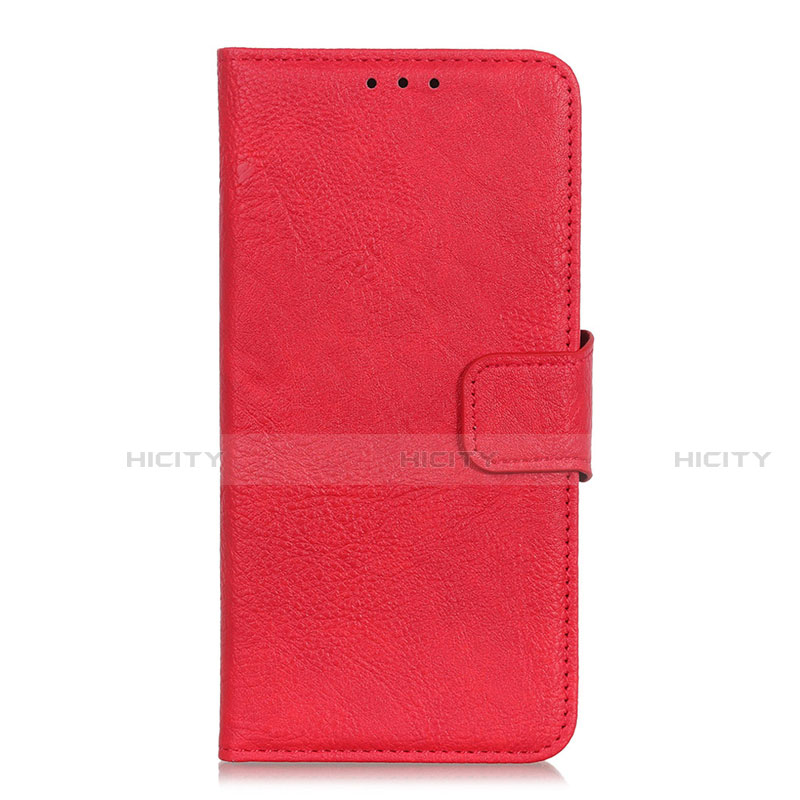 Funda de Cuero Cartera con Soporte Carcasa L02 para Realme C11 Rojo