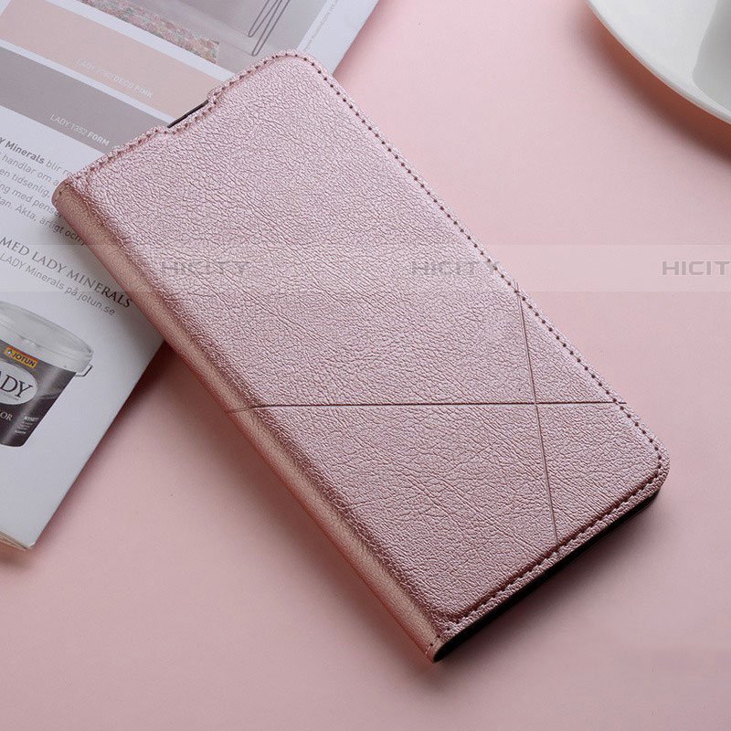 Funda de Cuero Cartera con Soporte Carcasa L02 para Realme XT Oro Rosa