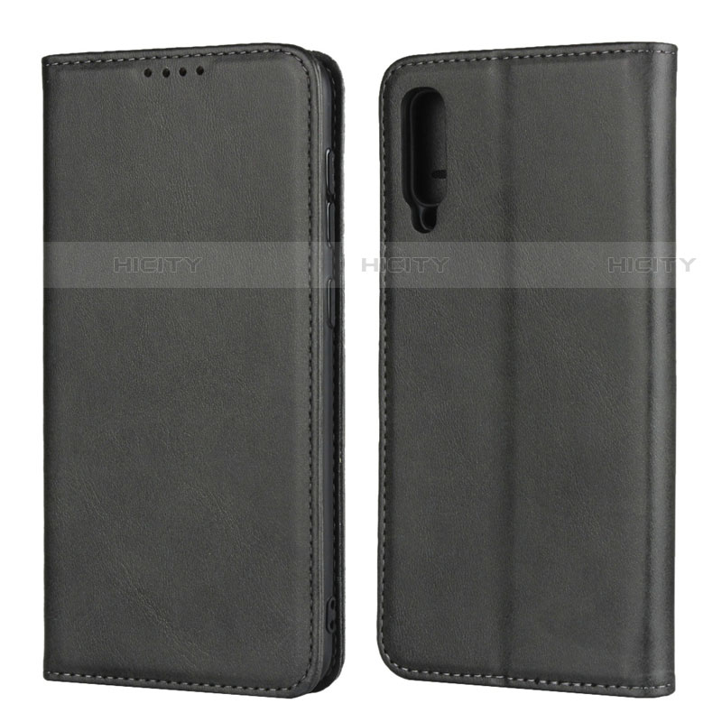 Funda de Cuero Cartera con Soporte Carcasa L02 para Samsung Galaxy A30S Negro