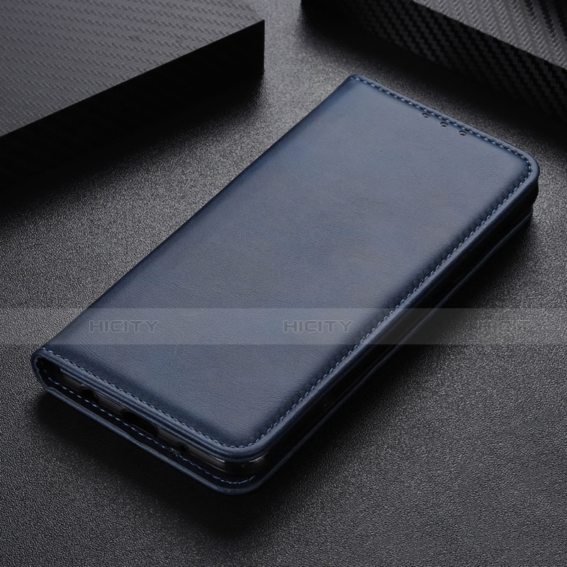 Funda de Cuero Cartera con Soporte Carcasa L02 para Samsung Galaxy A31 Azul